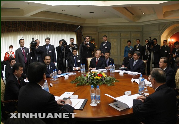 溫家寶在上合組織第六次總理會(huì)上建議積極開展農(nóng)業(yè)合作